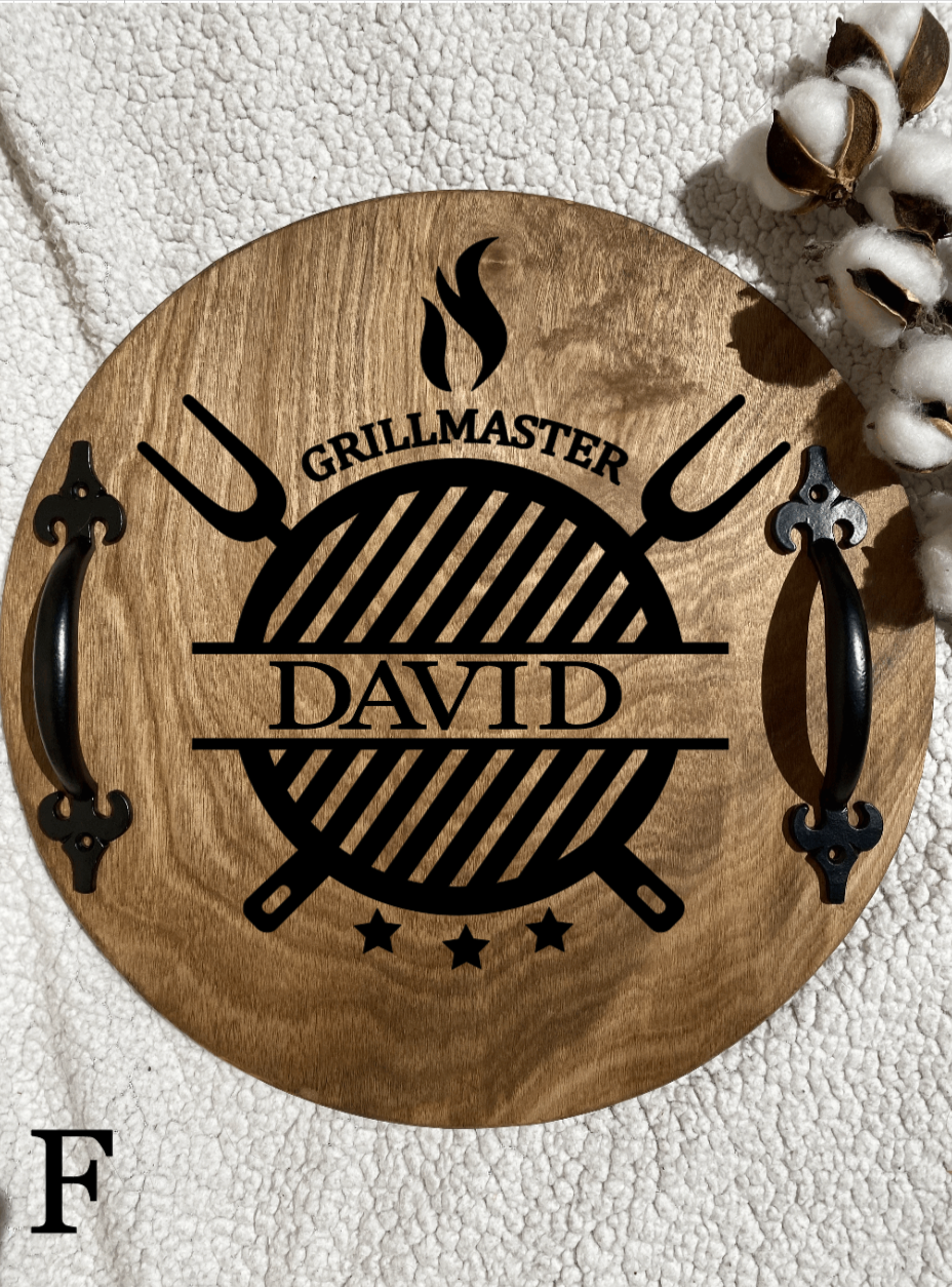 Personalized Grilling Tray With Name