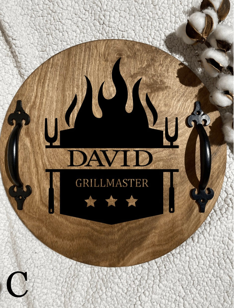 Personalized Grilling Tray With Name